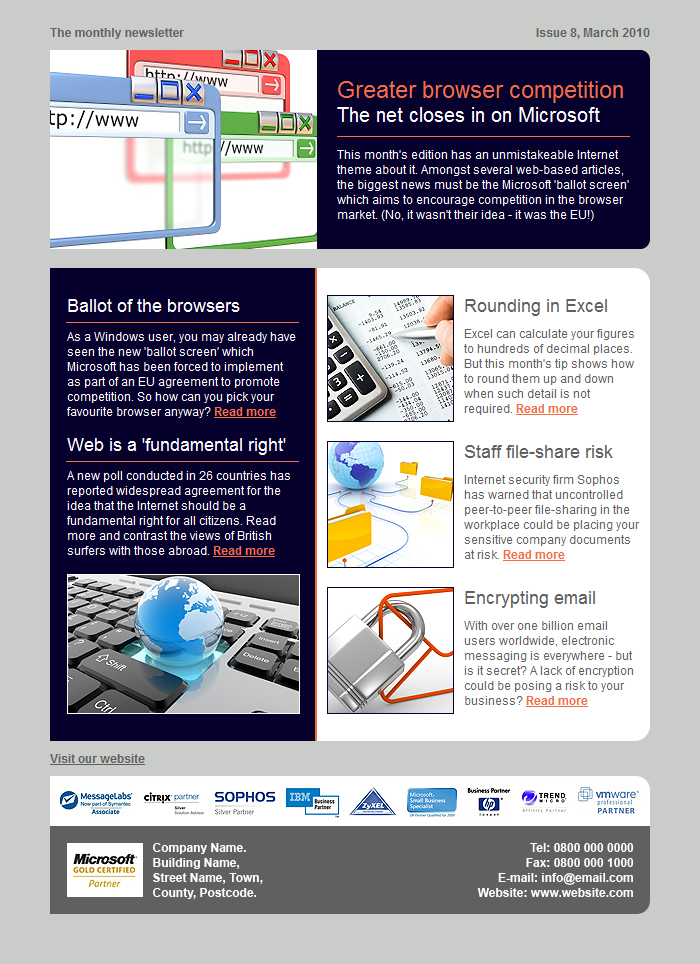 it newsletters marketing